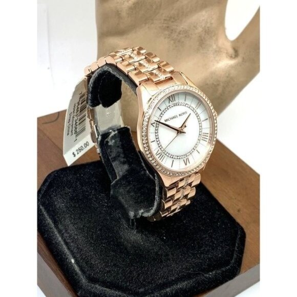 Michael Kors Women\'s Watch MK3716 Quartz Mother of Pearl Dial 33mm Rose Gold main image 12